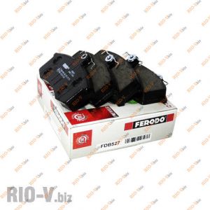 Колодка передня торм 2108 Ferodo червоні - FDB527