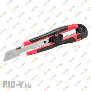 Ніж канцелярський прогумований Intertool - HT-0503