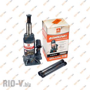 Домкрат пляшковий 2 т сірий ДК - TDK2