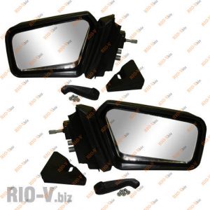 Дзеркало бокове 2108 к-т куточки + гвинти Tempest - TMP3291-09black