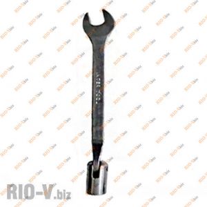 Ключ рожково-накидний шарнірний 19 мм Intertool - XT-1419