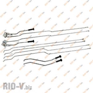 Тяга замка дверей 2109 (к-т 8 шт) Самара - 2109-6105118/19