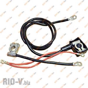 Клема АКБ Газель з проводом свинець - 15533