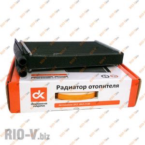 Радіатор опалювача 2108 алюм (грубка) ДК - 21080-8101060-00