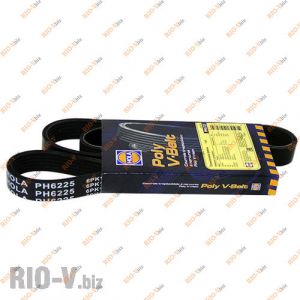 Ремінь генератора 406 дв без ГУР 6РК-1225 Hola - PH6225