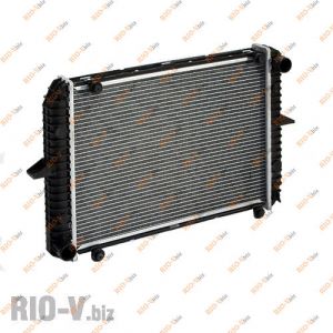 Радіатор охолодження Газель алюм 2-х ряд вухо Лузар Sport - LRc0302b