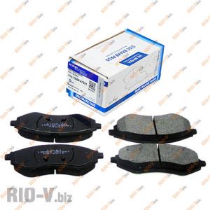 Колодка передня торм Авео Т200-250 CRB - 96534653