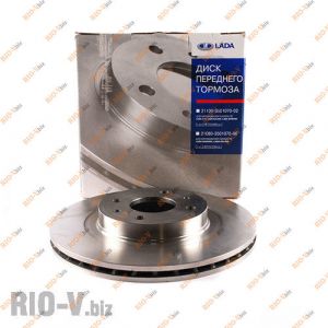 Диск переднього гальма 2112 14 "шт ВАЗ - 21120-350107002