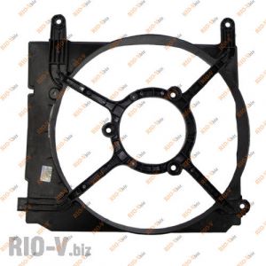 Дифузор Ланос радіатора в зборі Лузар - LFc0580