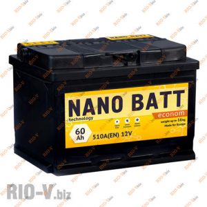 Акумулятор 60А + лівий 510а Nano Batt - Nano_Batt-60А1
