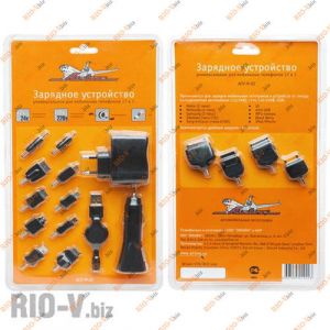 Автомобільний зарядний пристрій 17 в 1 Аірлайн - ACH-M-02