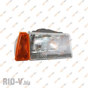 Фара 2108, 2109, 21099 права жовтий указ без лінзи Освар - 93,3711-01