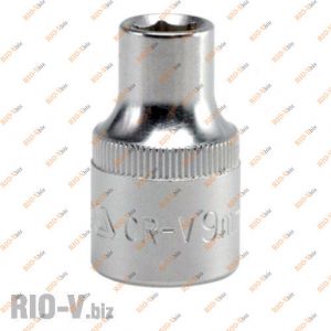 Головка шестигранна 9 мм Yato - YT-1202