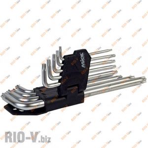 Набір торцевих ключів торкс довгий Miol - 56-398