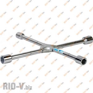 Ключ балонний хрест посилений 17 * 19 * 21 * 22 Miol - 57-022