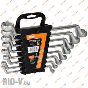 Набір накидних ключів CRV 8 шт 6-22 мм Miol - 51-758