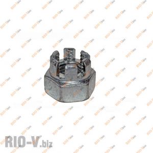 Гайка М10 осі маятника 2101 корончатая Белебей - М10-01