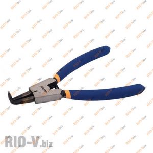 Щипці гнуті 180 мм разжим Miol - 43-025