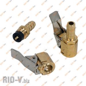 Наконечник насоса залізний прищіпка з клапаном Miol - 81-529