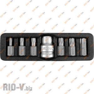 Набір насадок отверточних 7 одиниць L = 30 Yato - YT-0416