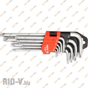 Набір Г-образних ключів зірочки 9 од Yato - YT-0511