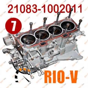 Блок циліндрів 21083 16 V в зборі ВАЗ - 2112-1002011