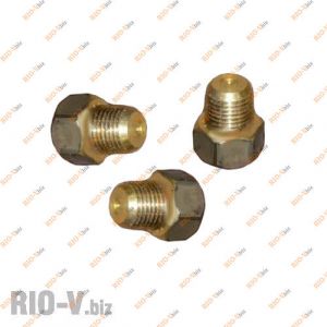 Пробка блоку зливу тосола 2101 латунь - 21011-333980