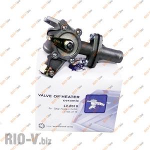 Кран отопітеля 2410, 31029, 3110 Лузар керамічний (грубки) - LV0310