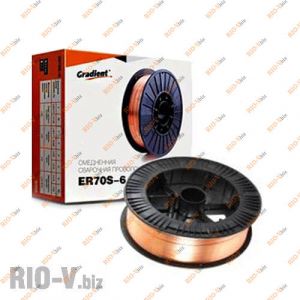 Дріт 0.8 мм 5 кг зварювальний Gradient - ER70S-6A