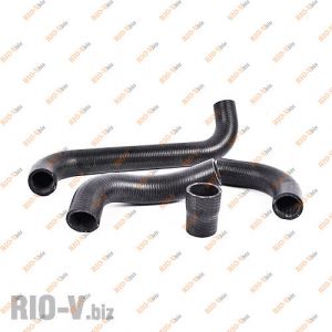 Патрубок радіатора 2105 мідні к-т 4 шт Нірта - К007