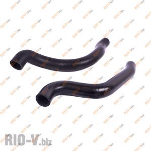 Патрубок радіатора 2110 к-т 2 шт Нірта - К008