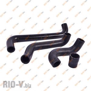 Патрубок радіатора 2121 к-т 4 шт БРТ - Ремкомплект-223РШ