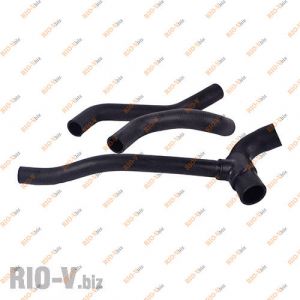 Патрубок радіатора 2123 к-т 3 шт Лузар - LPK0123-CR