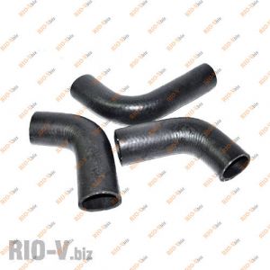 Патрубок радіатора УАЗ 451 к-т 3 шт ДК - DK-1332