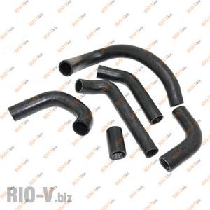 Патрубок радіатора 2 141 дв 2106 к-т 6 шт Нірта - 2141-1303000