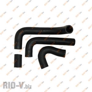 Патрубок радіатора 2141 к-т 4 шт Лузар - LPK0242-CR