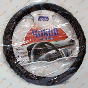 Оплетка на руль М черная - PU1108001