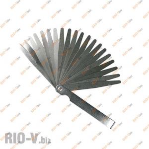 Щуп регулювання клапанів 0,05 - 1,0 мм (20 шт) Intertool - AT-0002