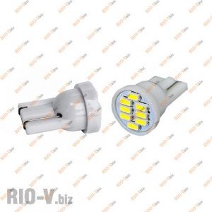 Лампа б / ц 8 діодів біла Квант - W2,1x9,5d/12V