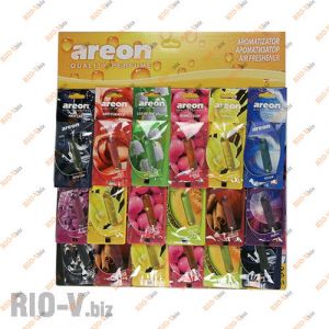 Освіжувач салону Aреон гель 5 мл (лист 18 шт) - AREON18-5