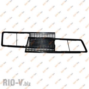 Решітка радіатора 2106 чорна завод Сизрань - 2106-8401012/13-02