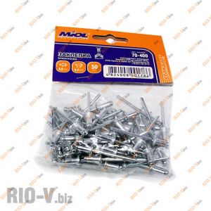 Заклепка алюминиевая 4.0 * 6.0 мм, уп. 50 шт Miol - 70-400