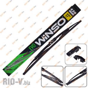 Щітка склоочисника каркасна EVO 17 / 430мм 1шт Winso - 111430