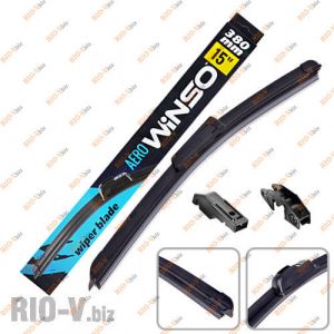 Щітка склоочисника гнучка Aero 15/380 Winso - 110380