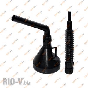 Лейка пластикова універсальна чорна Virok - 83002