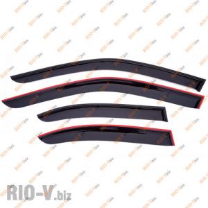 Вітровики ВАЗ 2110/2170 накладні Azard - Azard-2110-2170