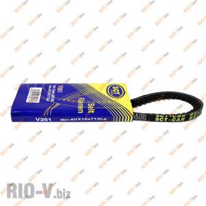 Ремінь генератора 2108 зубчастий 713 SCT - V261