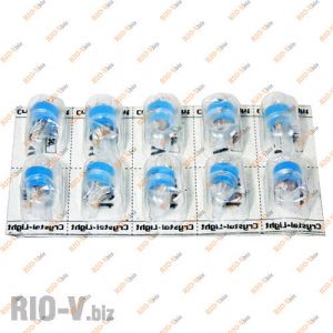 Лампа б / ц 1 діод блакитна Crystal - 12V5W