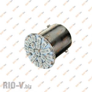 Світлодіод BA15s T25 24V P21W 22SMD WHITE - 11230