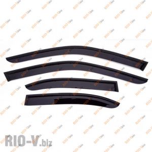 Вітровики Авео 2/4 седан накладні Корея - Koreya-aveo3